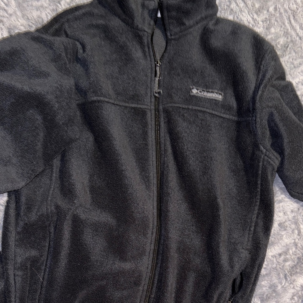 Columbia Black Full-Zip Fleece Jacket